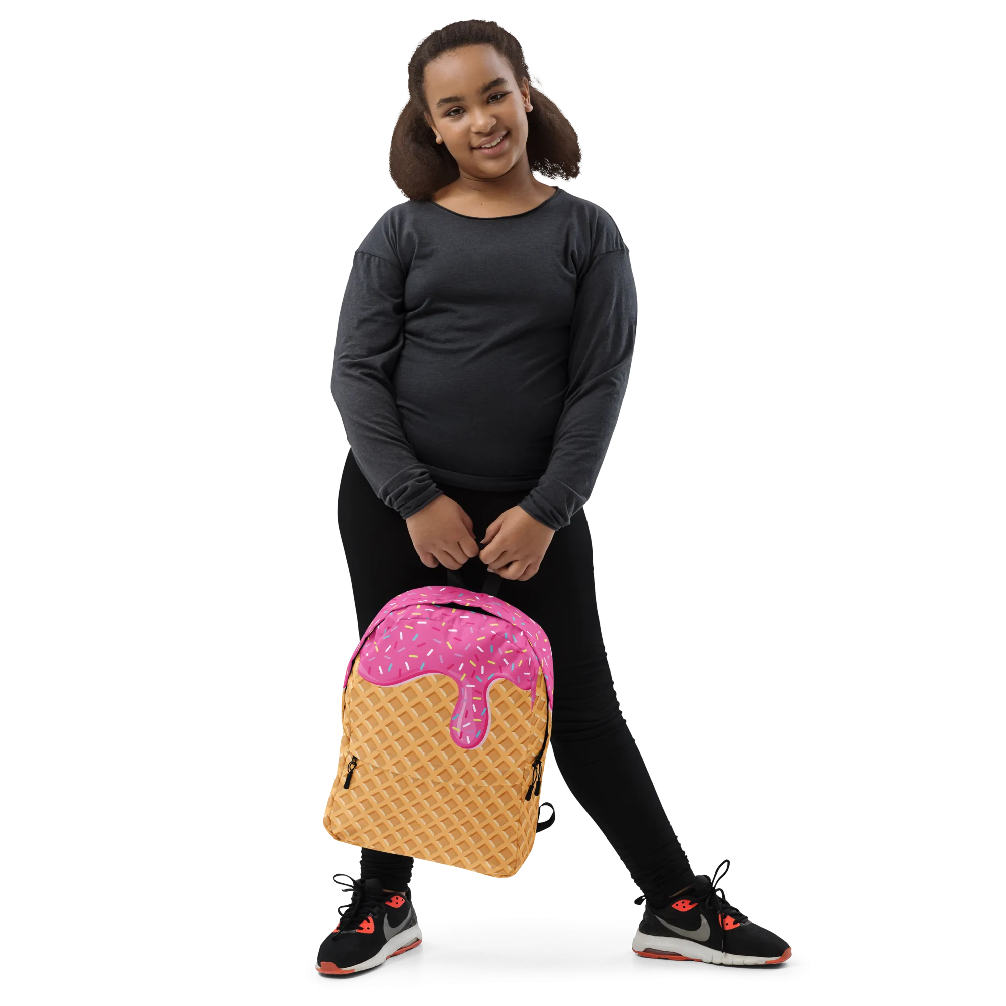 "Chill Vibes" Waffle Cone Backpack