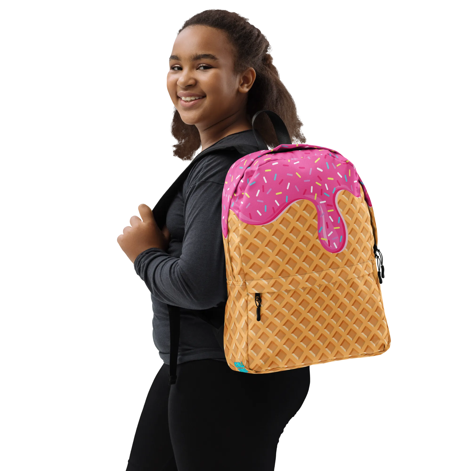 "Chill Vibes" Waffle Cone Backpack