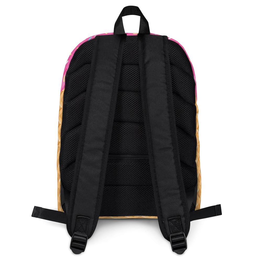 "Chill Vibes" Waffle Cone Backpack