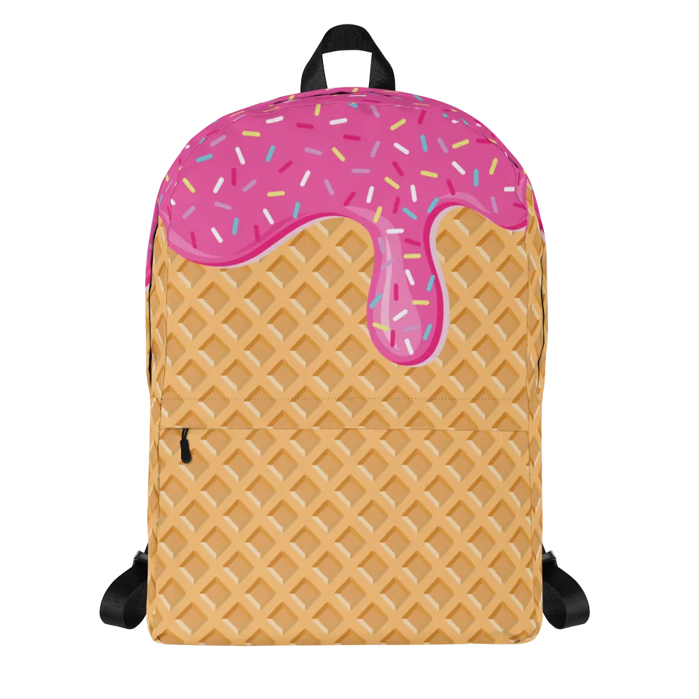 "Chill Vibes" Waffle Cone Backpack