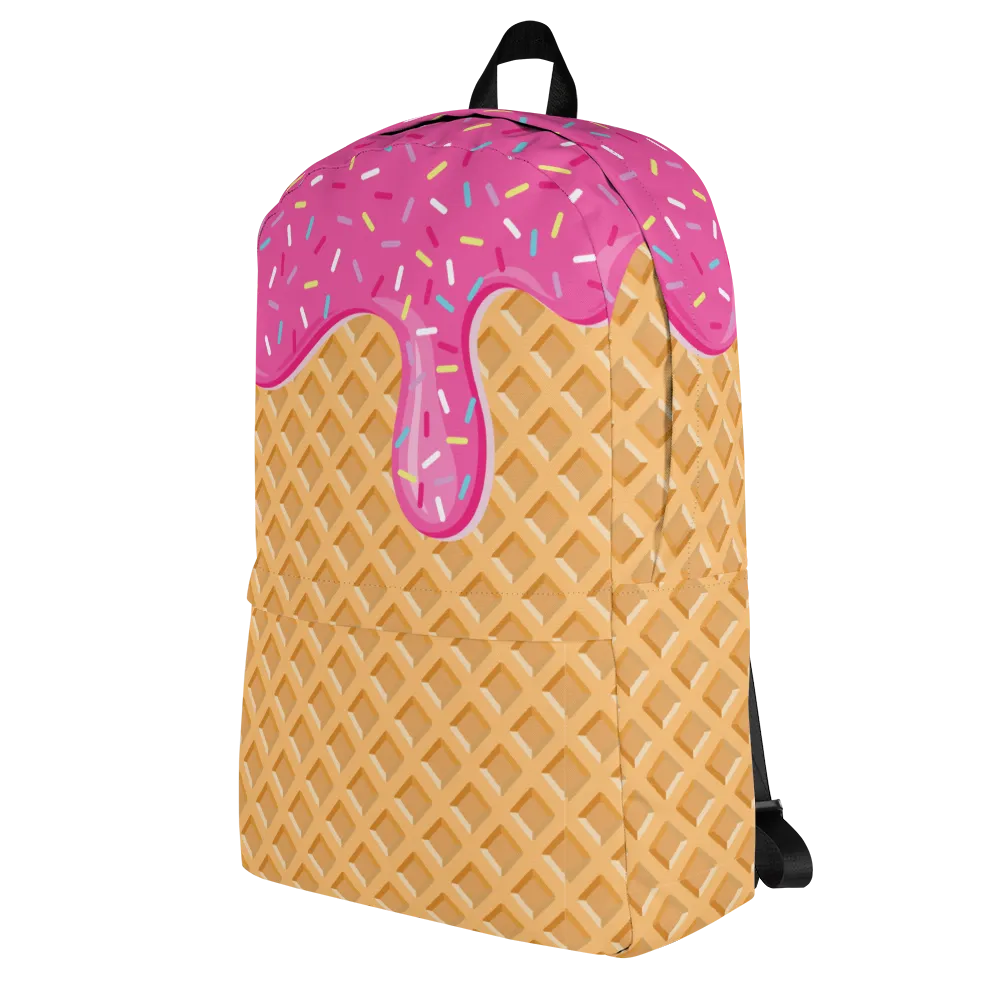"Chill Vibes" Waffle Cone Backpack