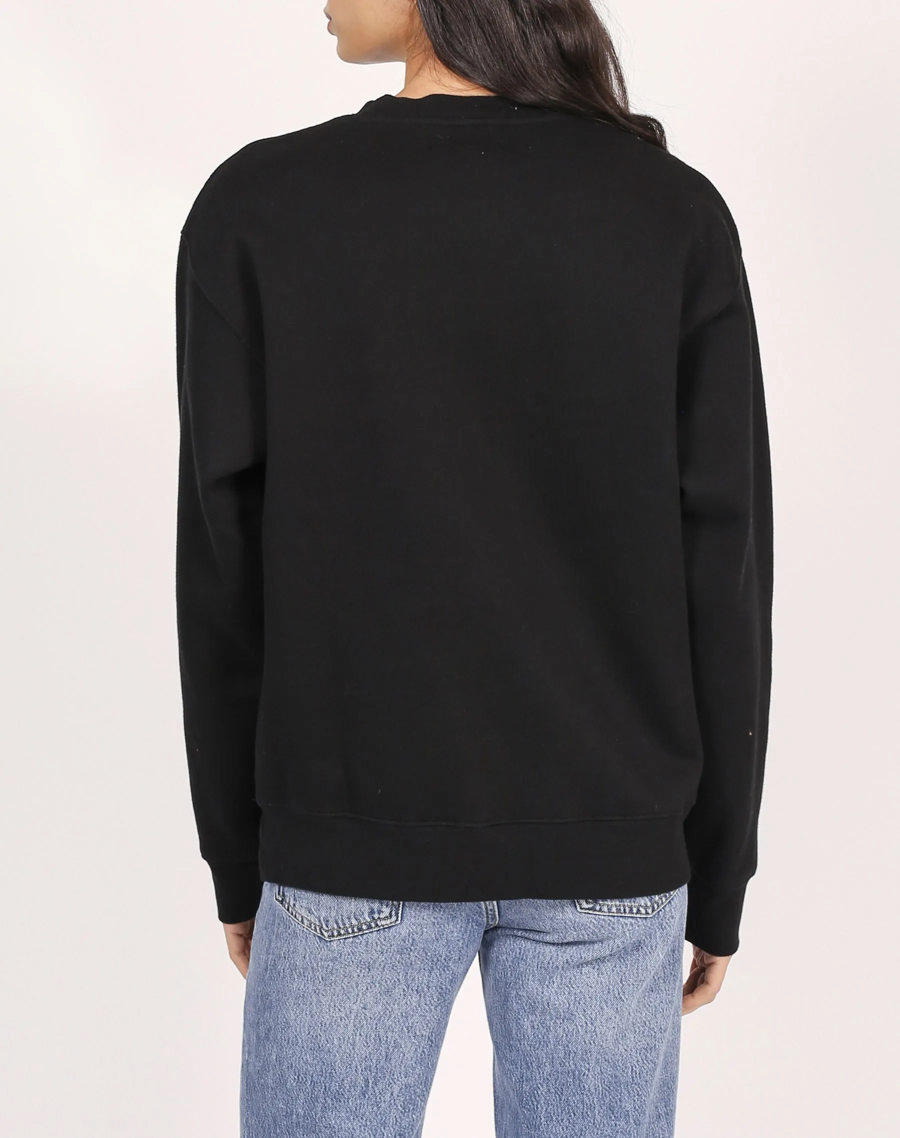 "Natural" Classic Crew Neck Sweatshirt | Black