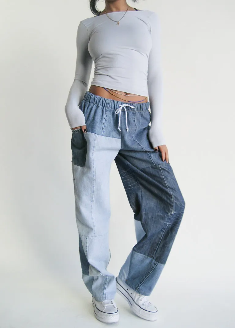 RCYCLD Eco-Denim Pieced Pant