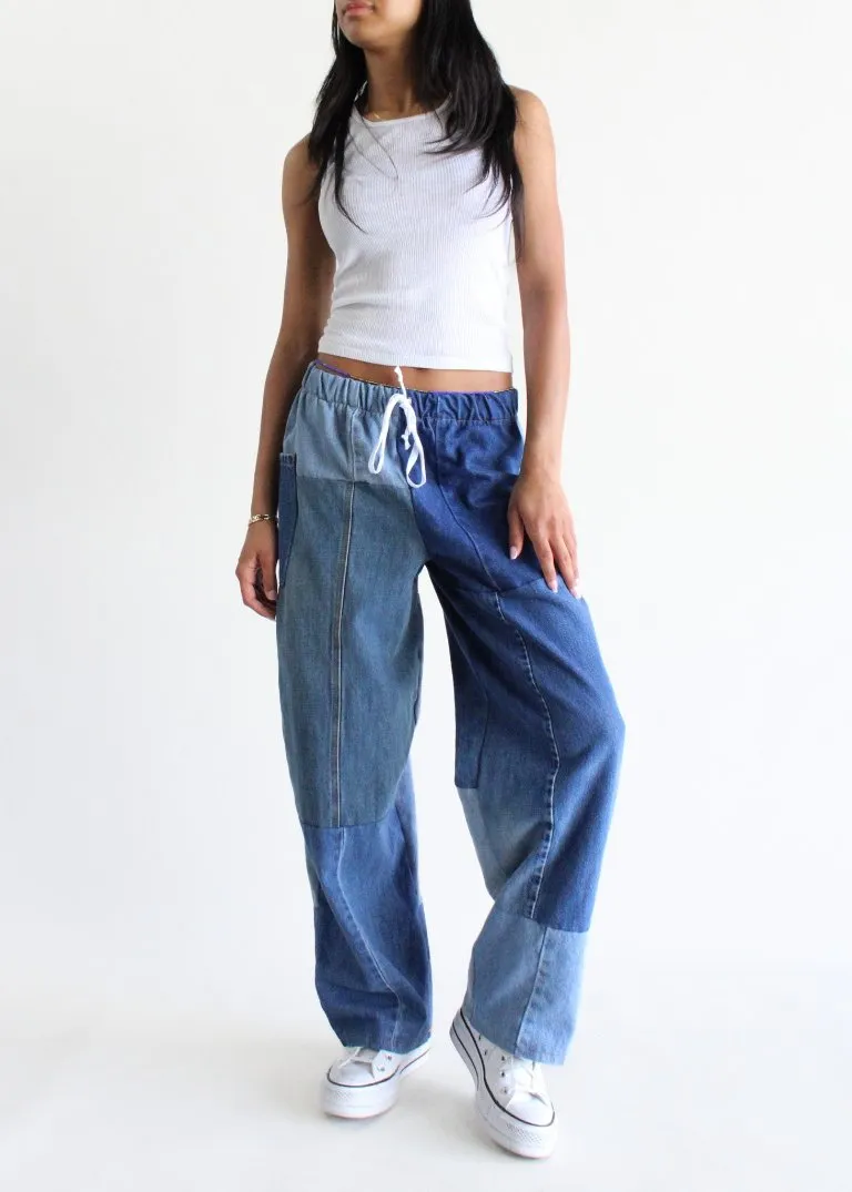 RCYCLD Eco-Denim Pieced Pant