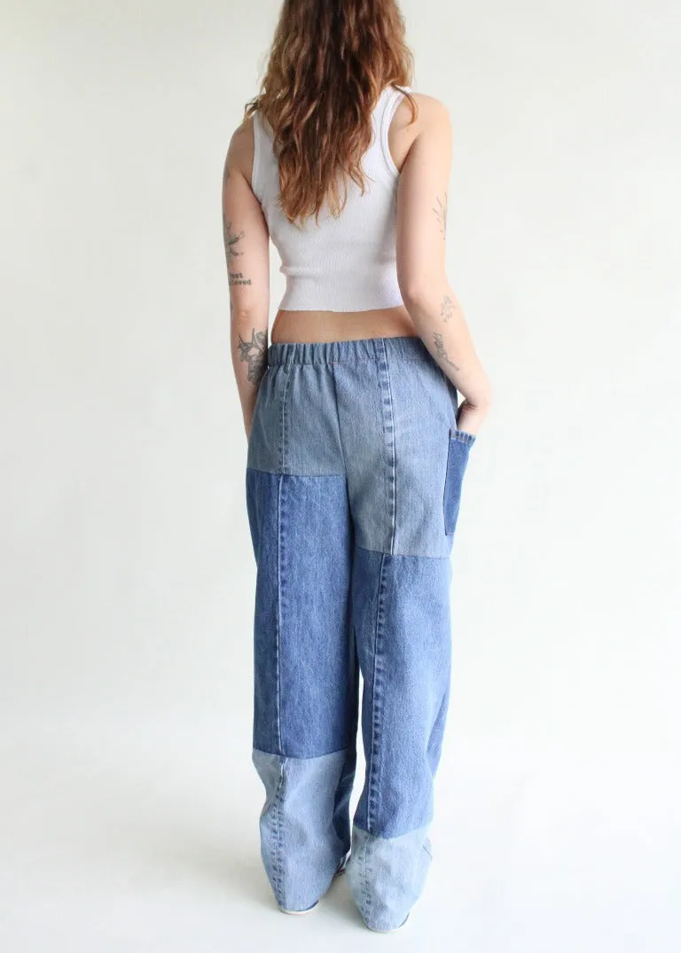 RCYCLD Eco-Denim Pieced Pant