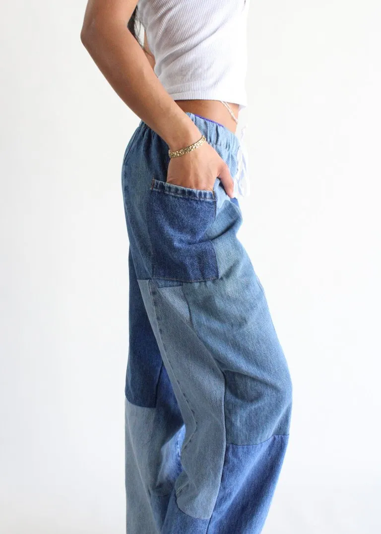 RCYCLD Eco-Denim Pieced Pant