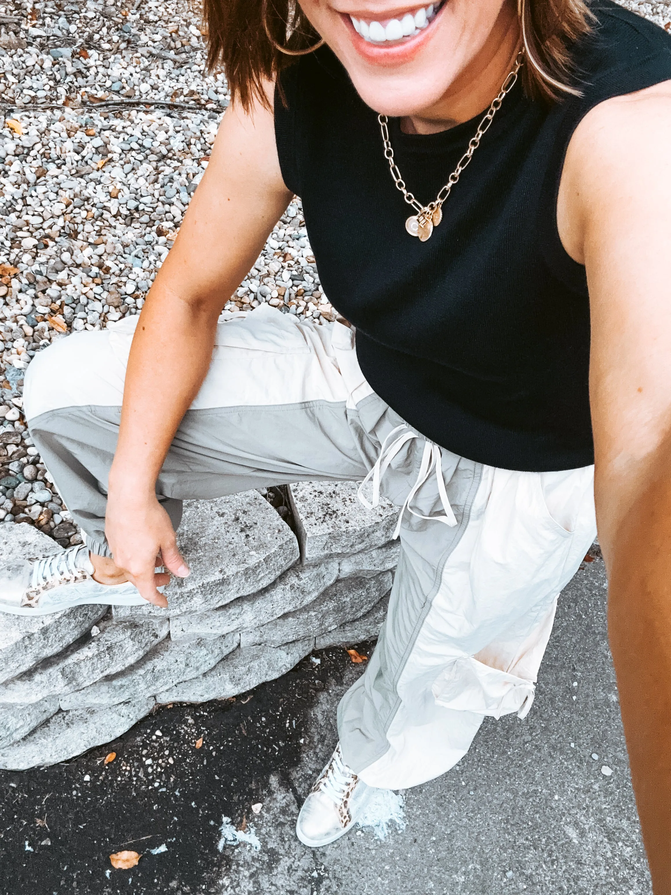 Sage Two Tone Pocket Pant