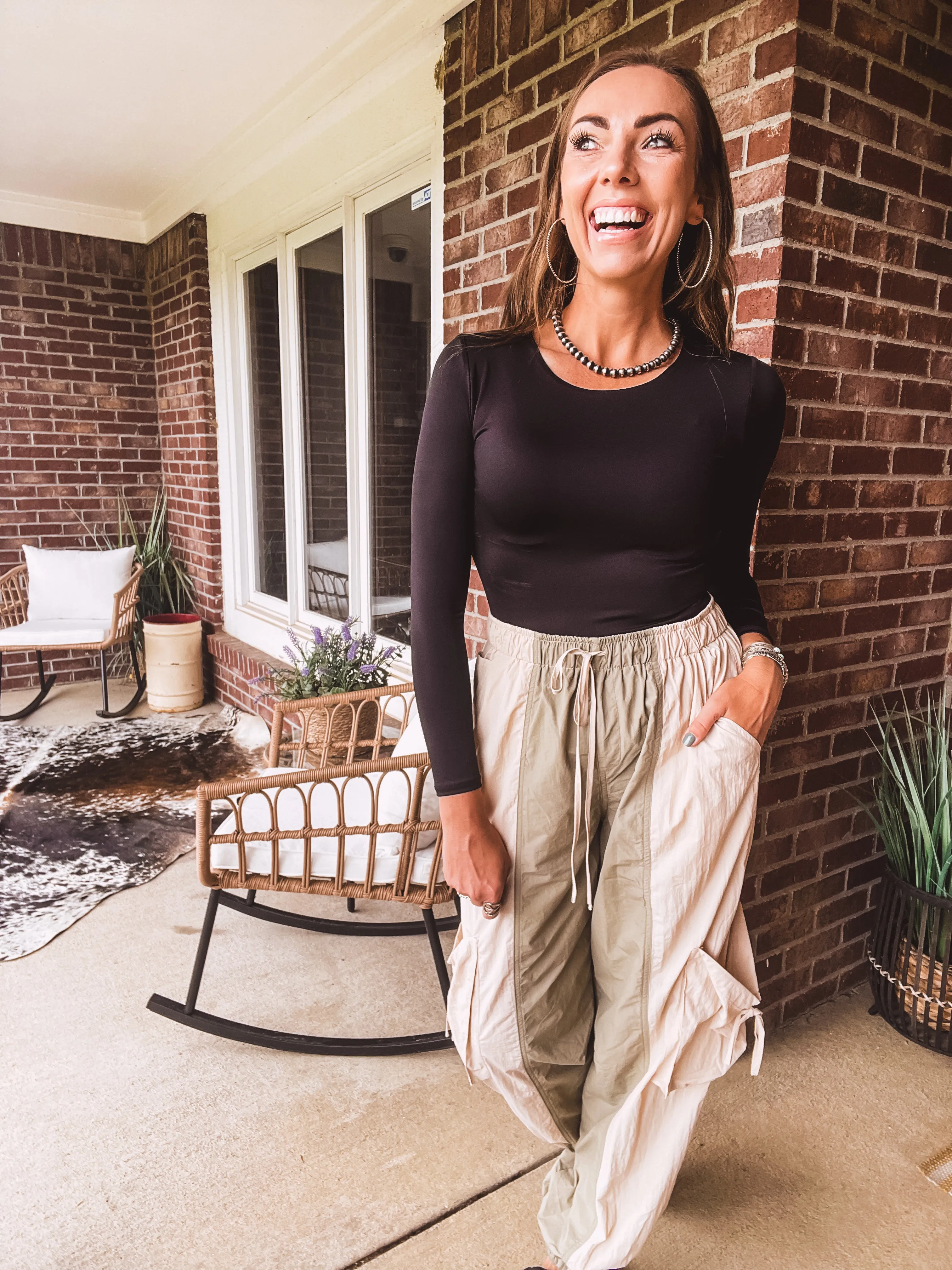 Sage Two Tone Pocket Pant