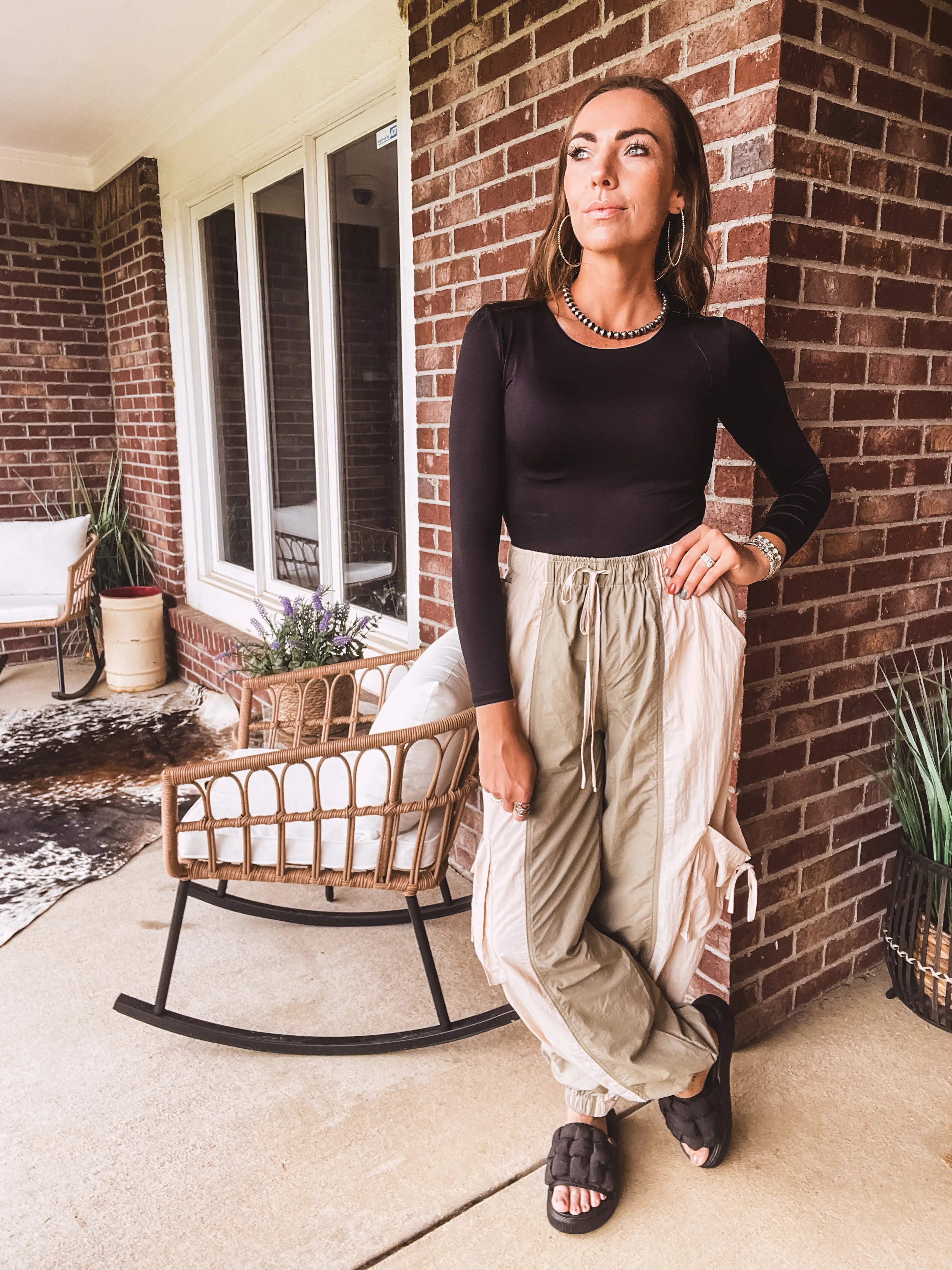 Sage Two Tone Pocket Pant