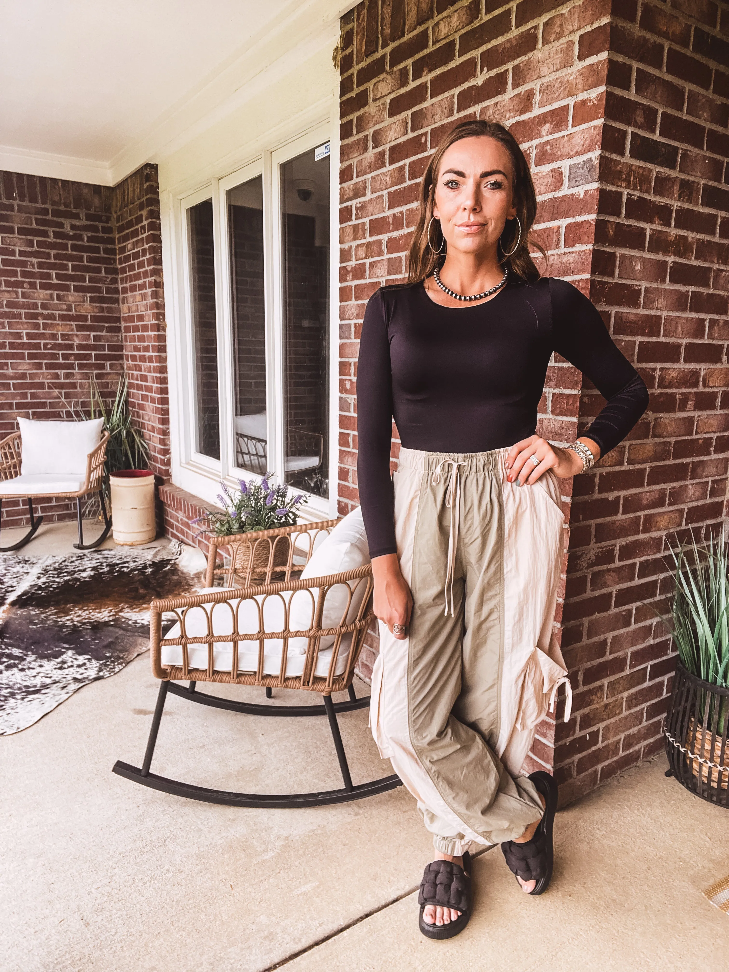 Sage Two Tone Pocket Pant