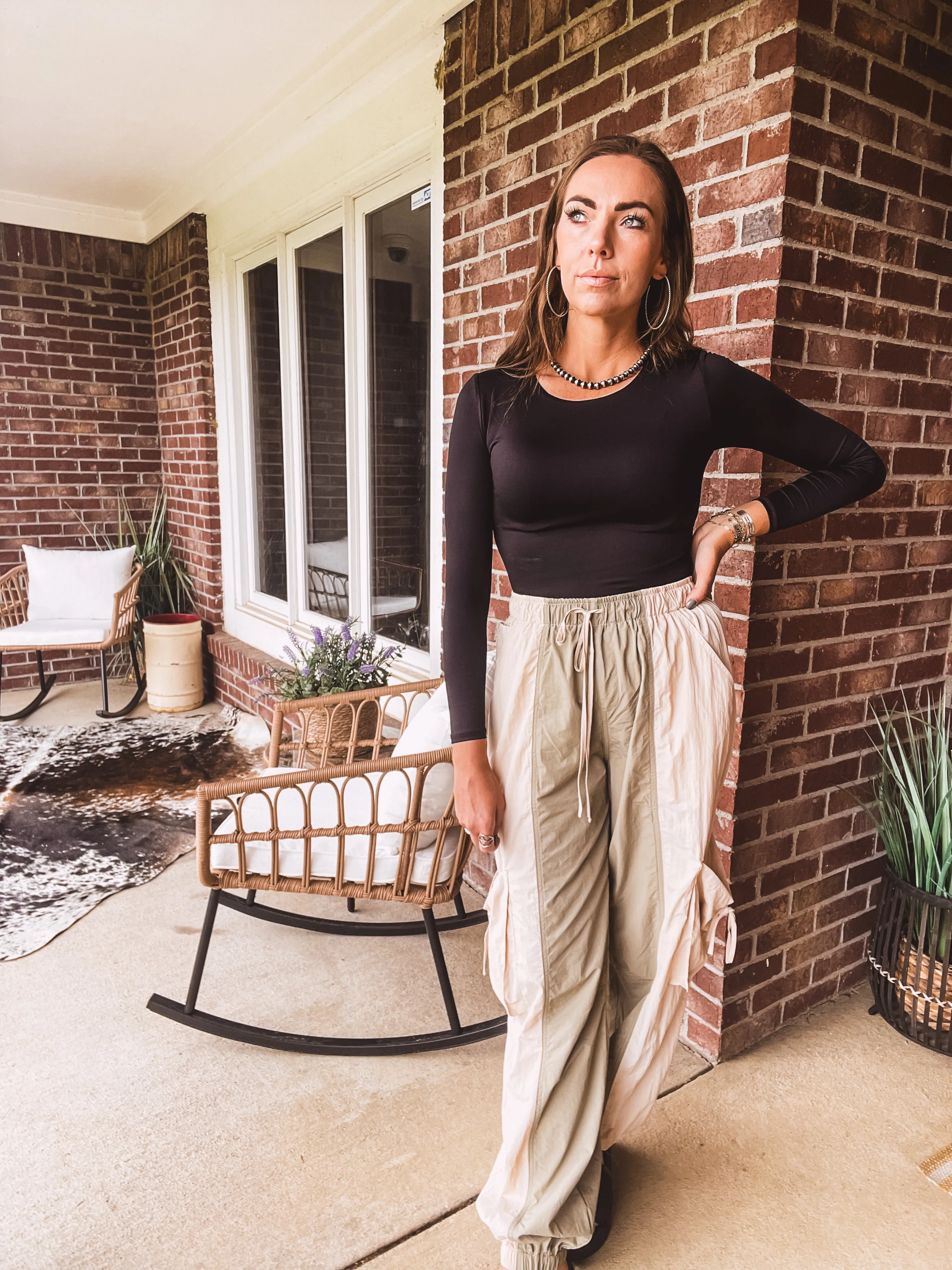 Sage Two Tone Pocket Pant