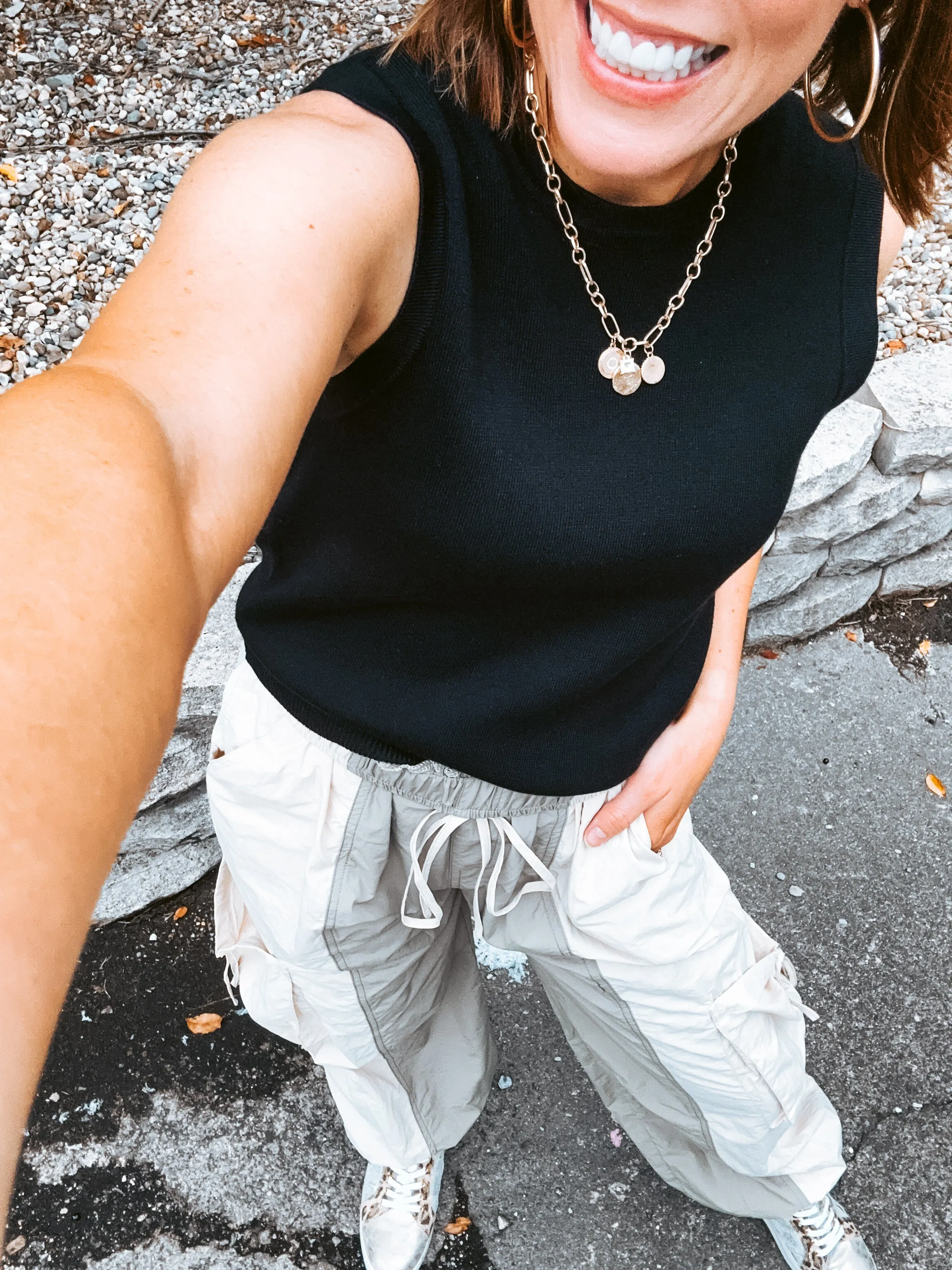 Sage Two Tone Pocket Pant
