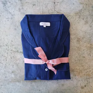 Scarlette Cotton Pajamas - Navy