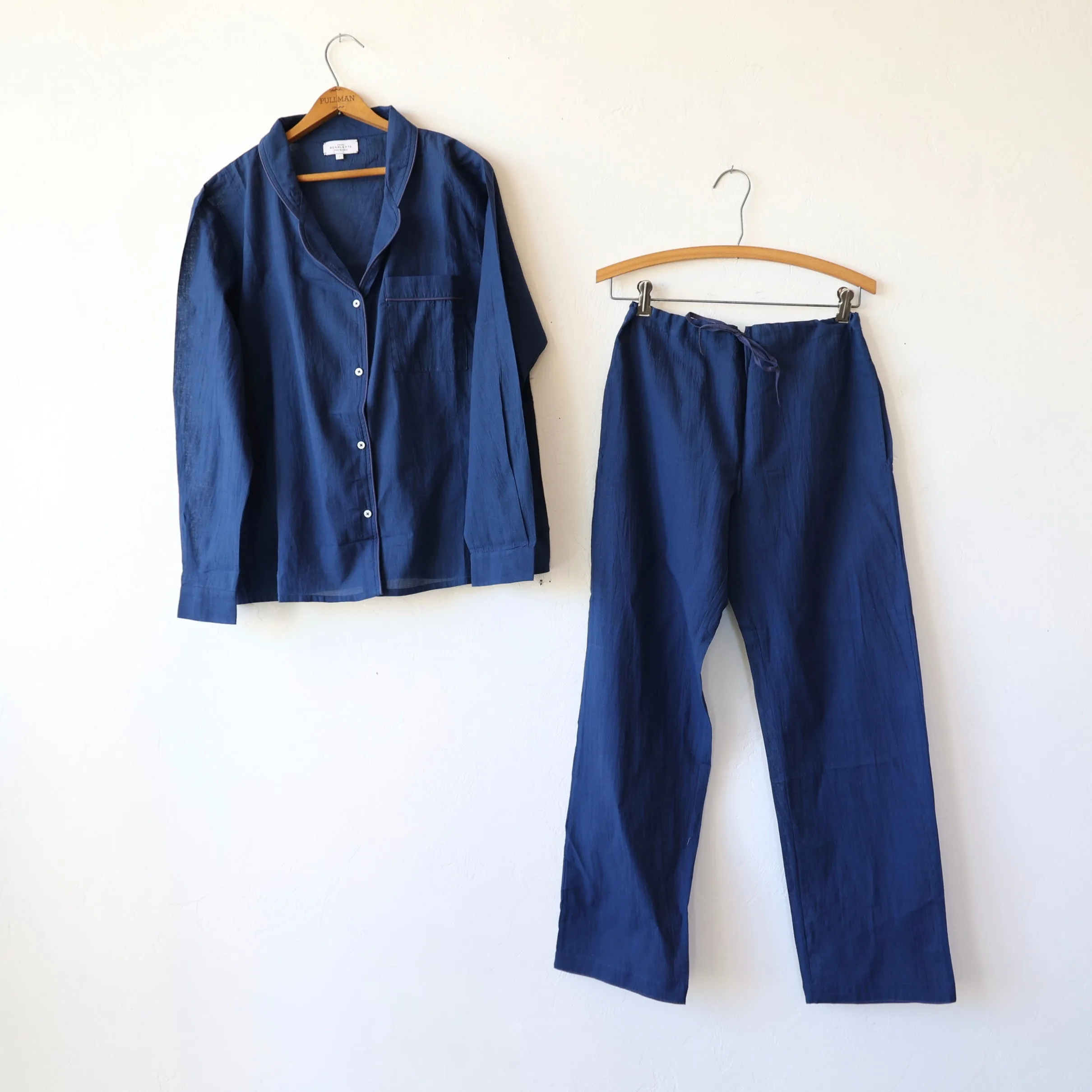 Scarlette Cotton Pajamas - Navy