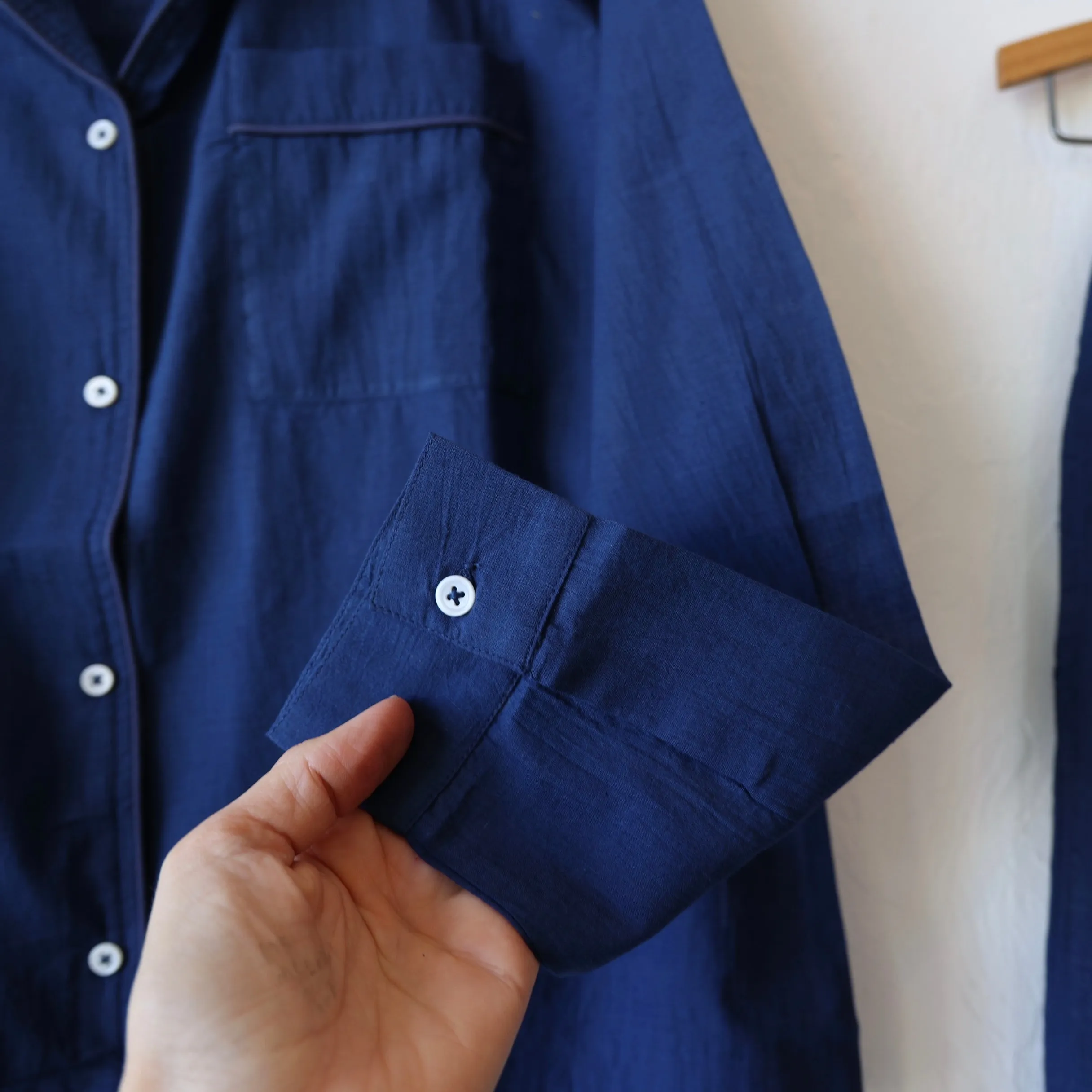 Scarlette Cotton Pajamas - Navy