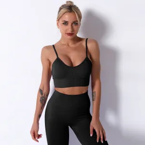 Seamless Yoga Sports Suit Female Summer