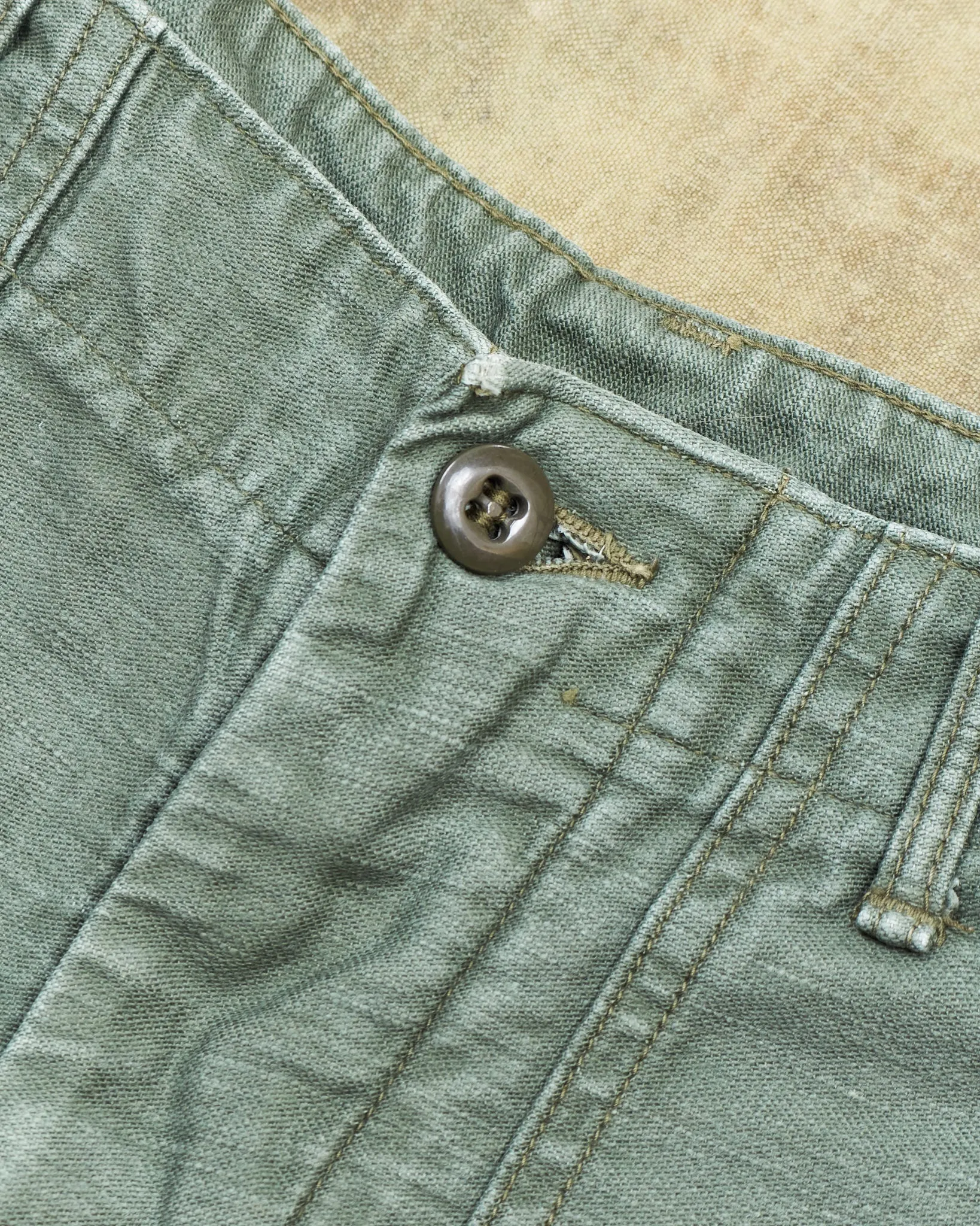 Second Hand OrSlow 5002 Fatigue Pants Green Size EU S / JPN 2