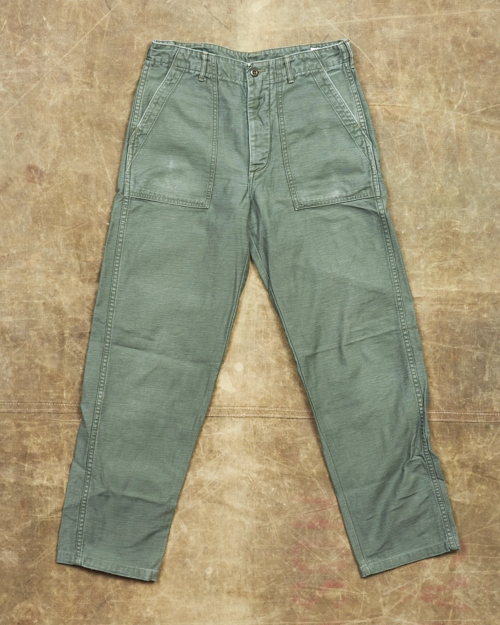 Second Hand OrSlow 5002 Fatigue Pants Green Size EU S / JPN 2