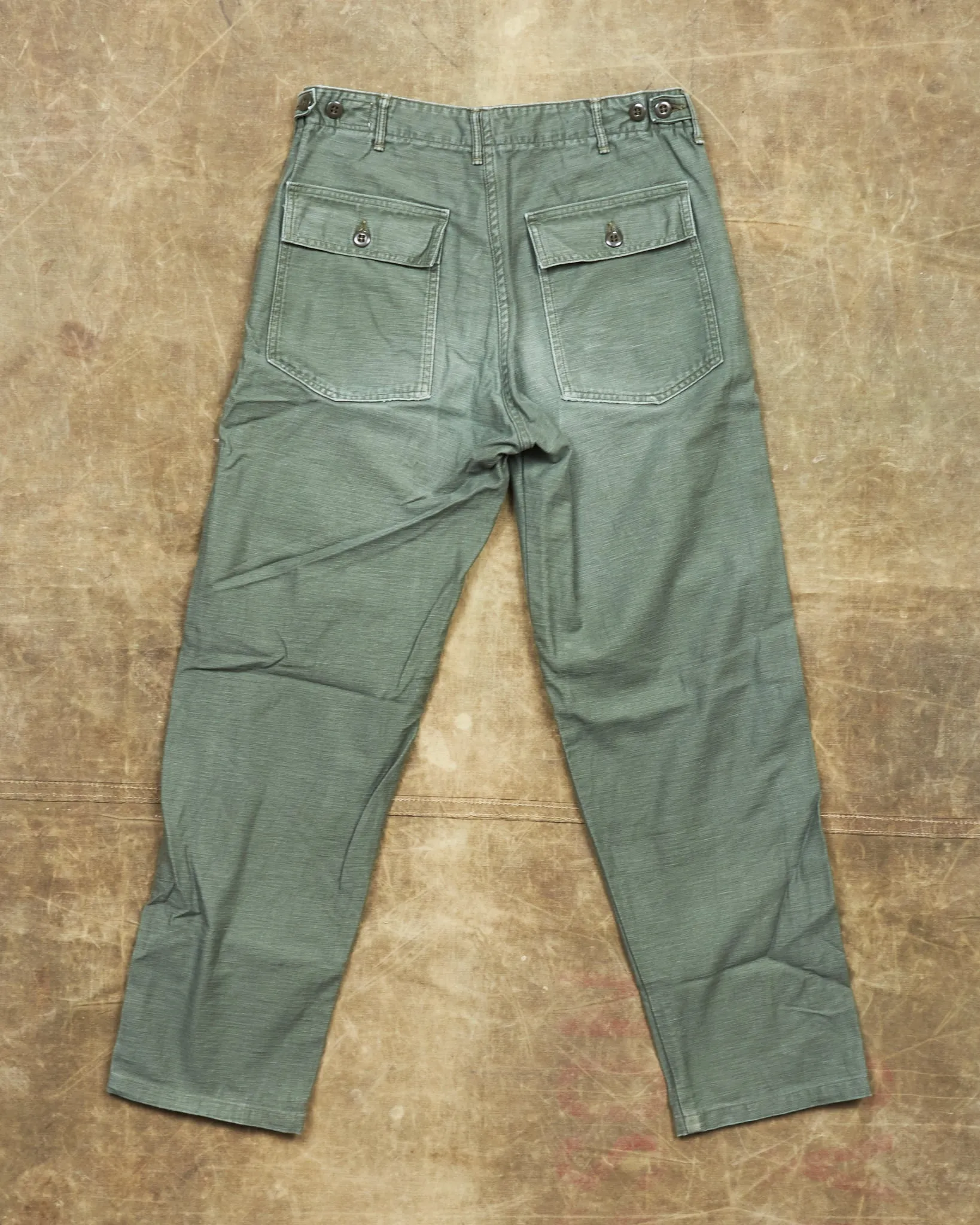 Second Hand OrSlow 5002 Fatigue Pants Green Size EU S / JPN 2