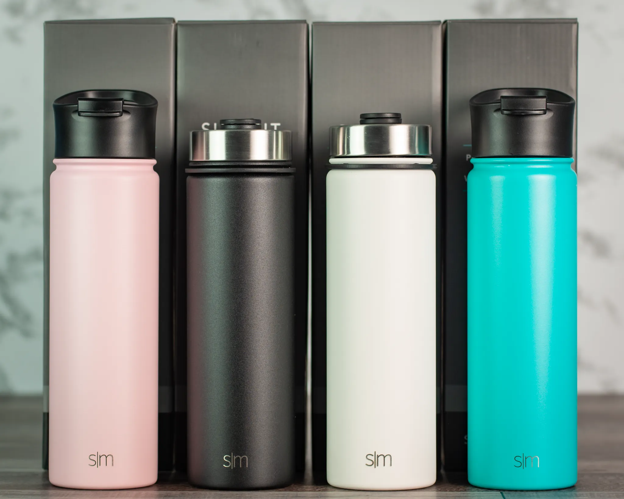 Simple Modern Summit Water Bottle | Wide Mouth Lid