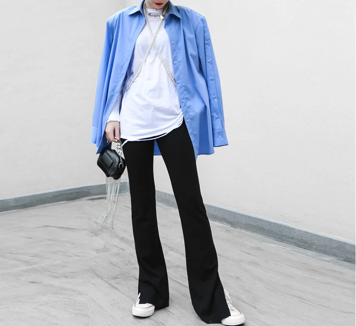 Slit Flared Legging Pant