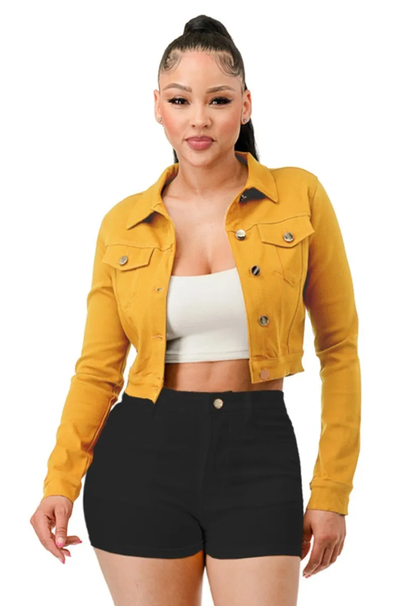 Stretch it Out Cropped Jacket