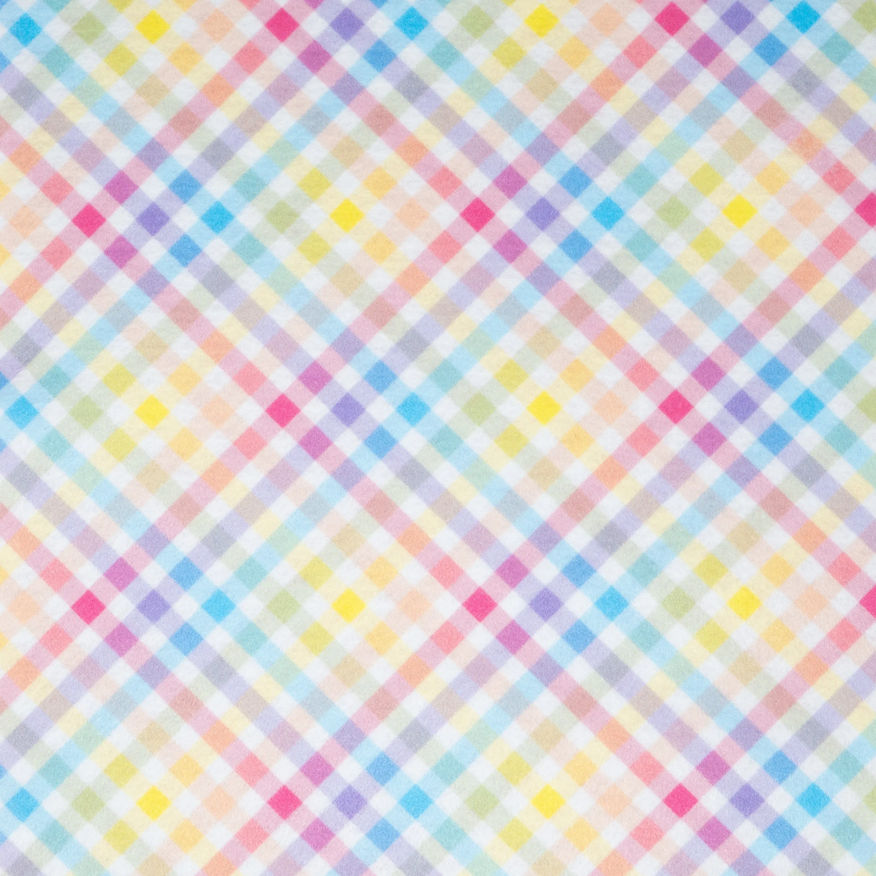 Summertime Gingham Printed Felt Collection/ Sheets