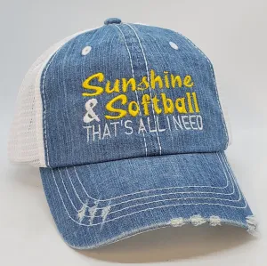 Sunshine and softball