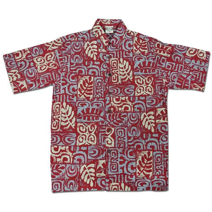 Tapa Blocks (Burgundy)
