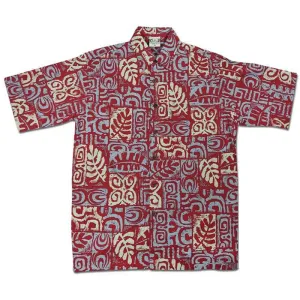 Tapa Blocks (Burgundy)
