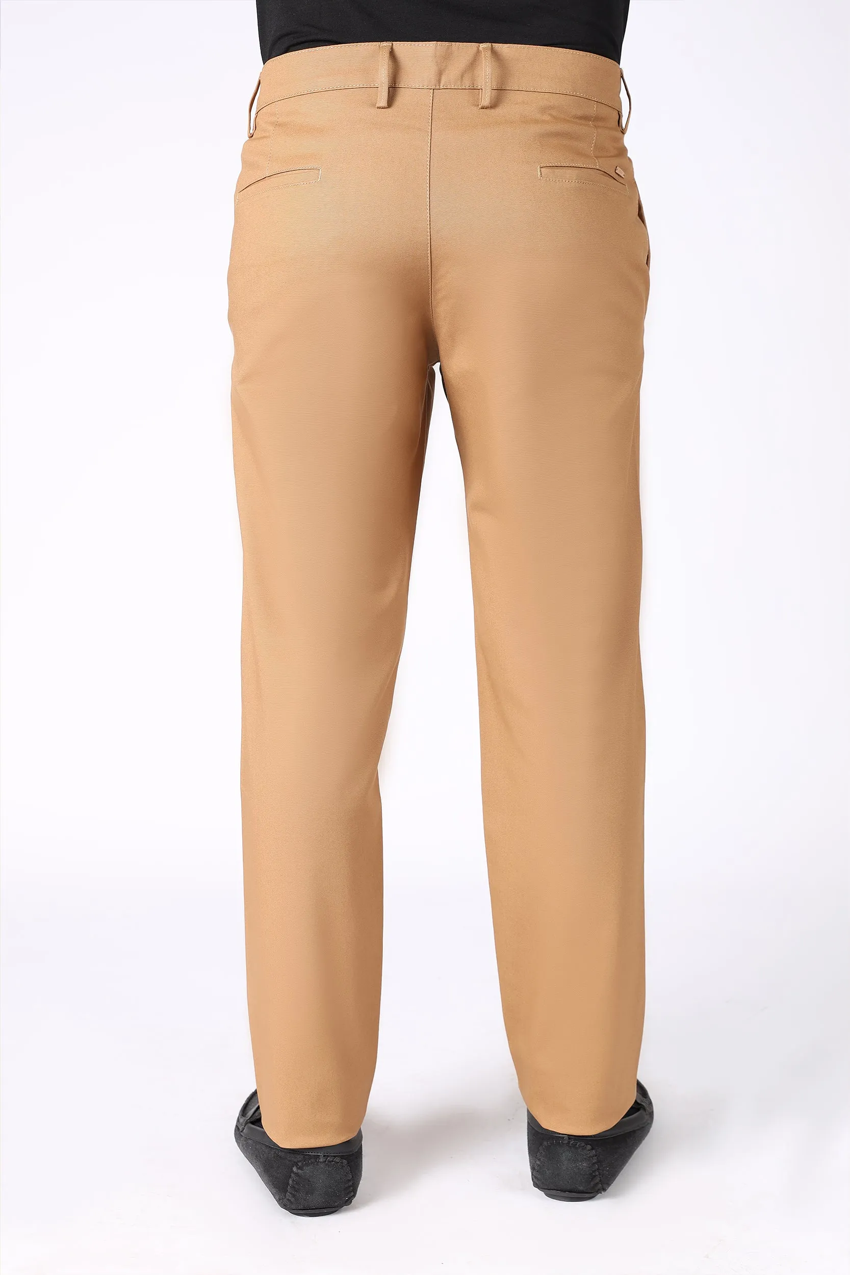 TAPPERED FIT COTTON PANTS