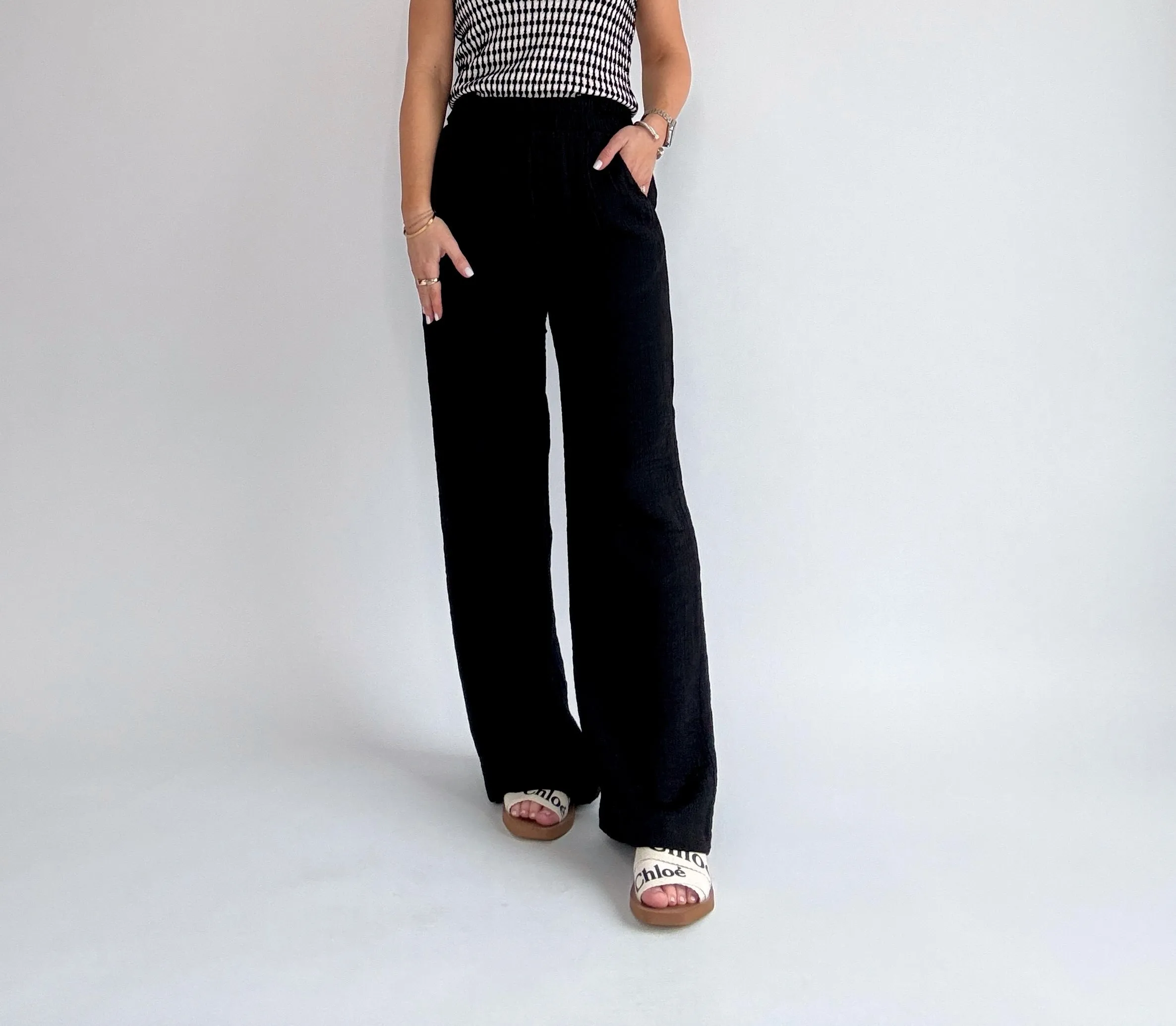 The Hamptons Collection Lightweight Pant - Black