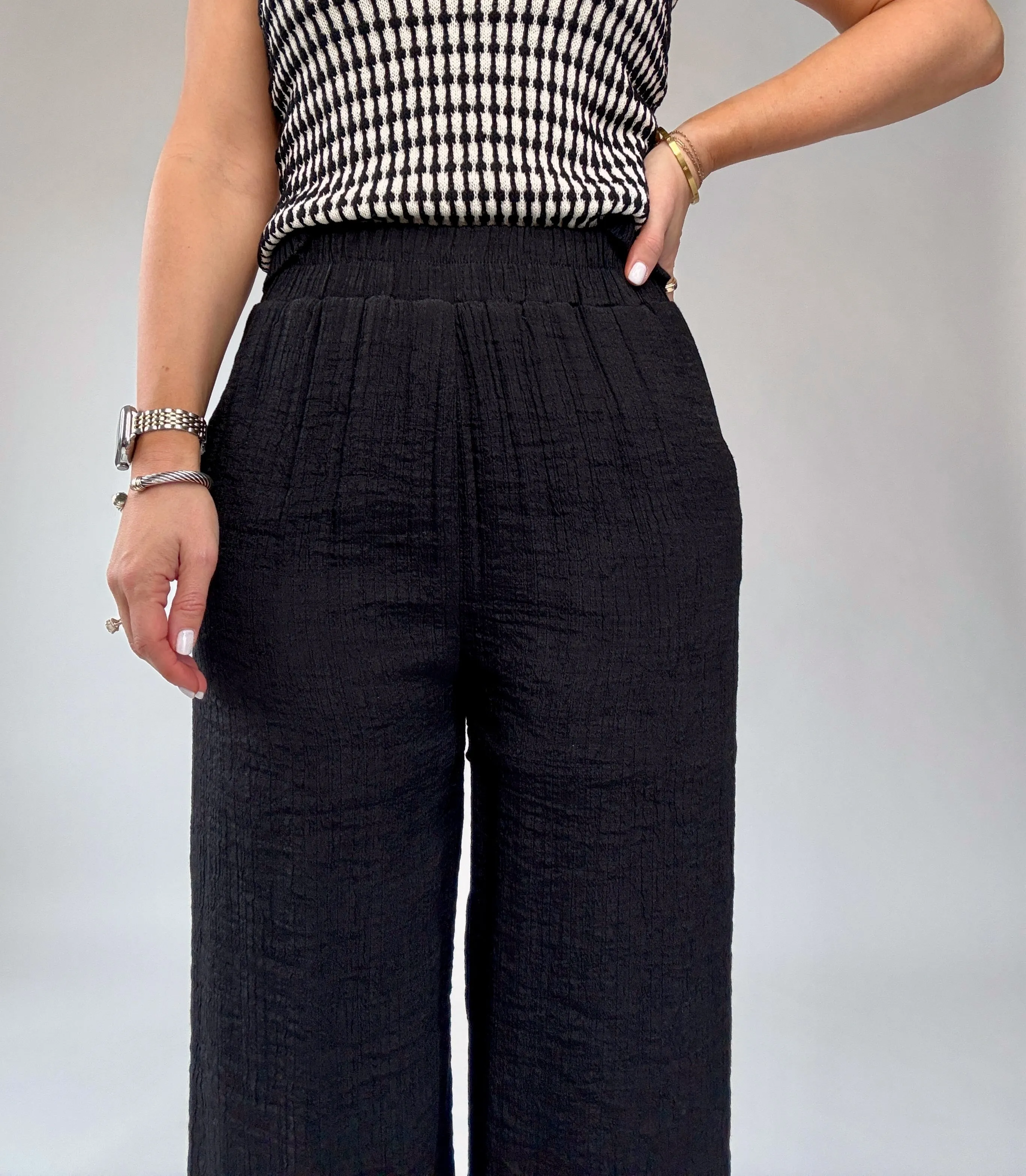 The Hamptons Collection Lightweight Pant - Black