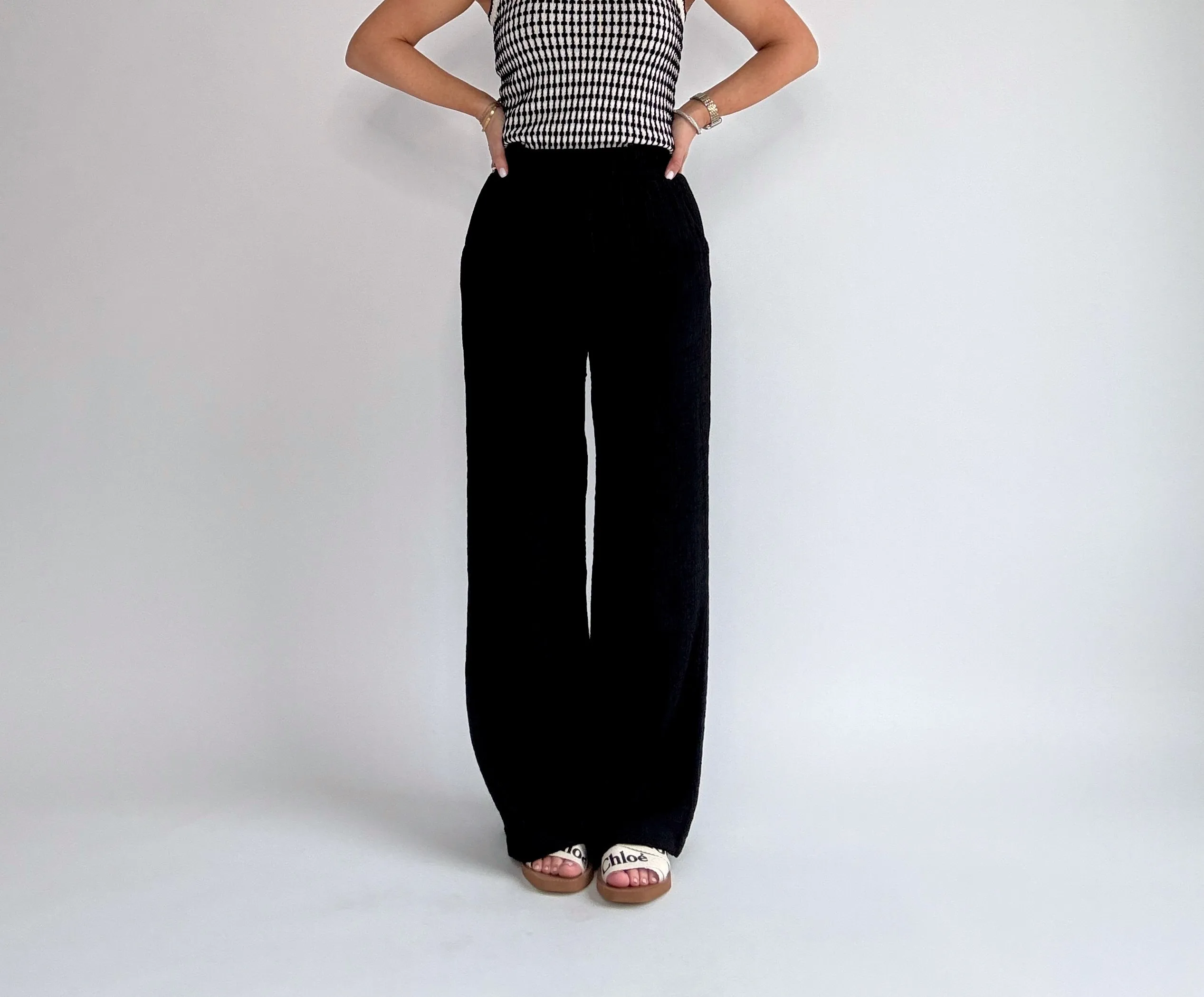 The Hamptons Collection Lightweight Pant - Black