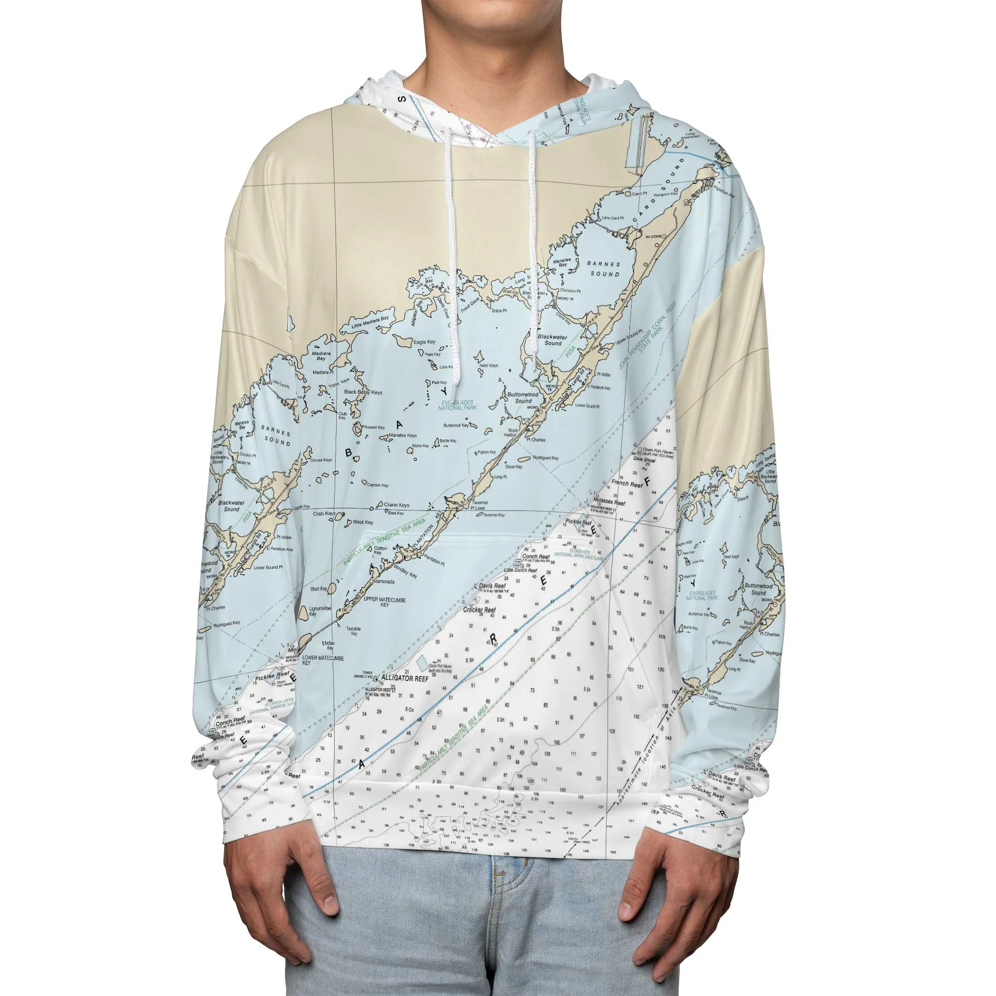 The Key Largo Hooded Performance Sports Shirt