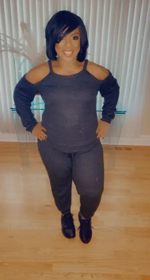 Two-Piece Casual Cute Joggers Set