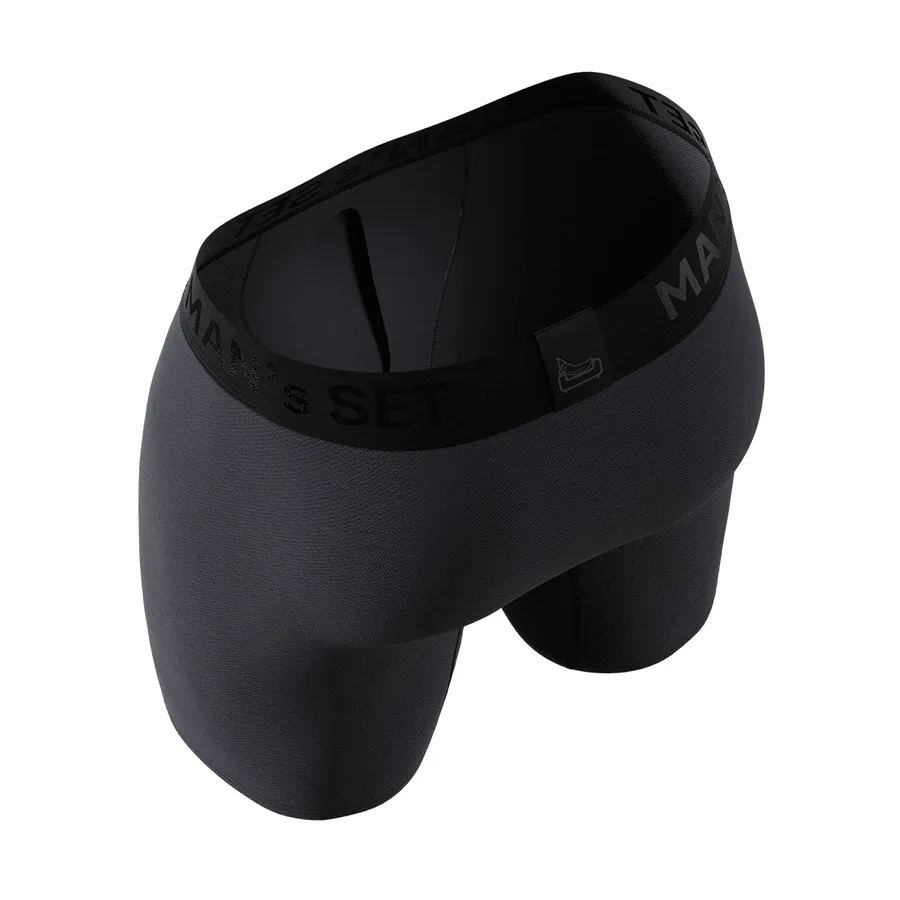 UltraSoft  Boxer Brief 7.6" OpenFly, Graphite
