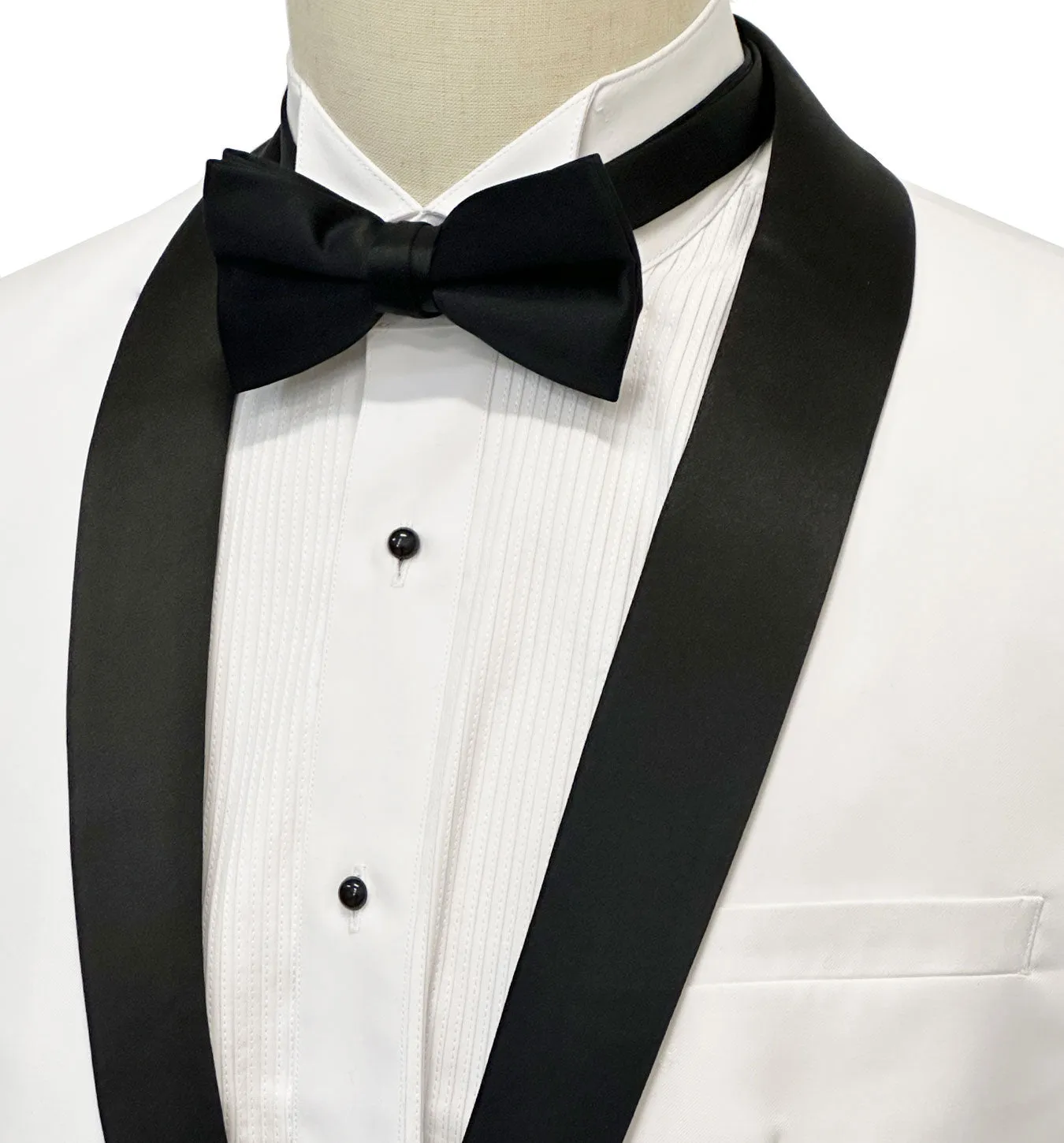 Vinci Slim Fit Tuxedo Suit - White