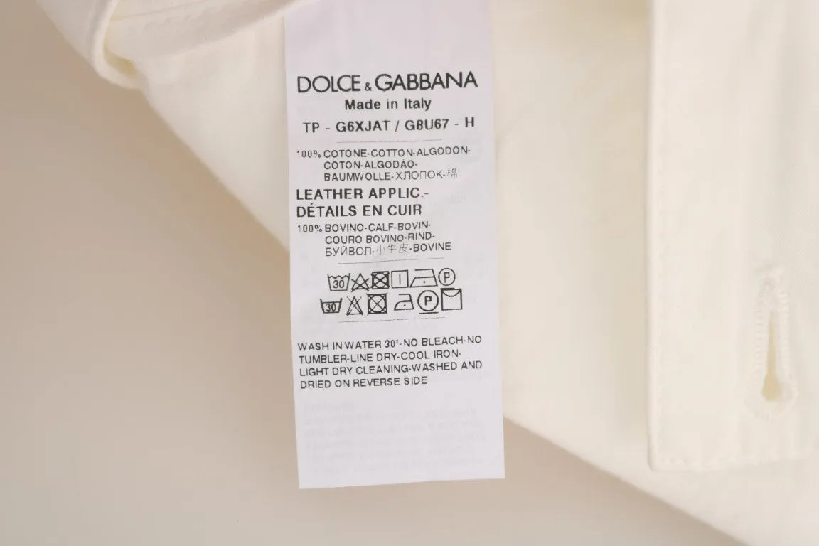White Cotton Casual Trousers Pants