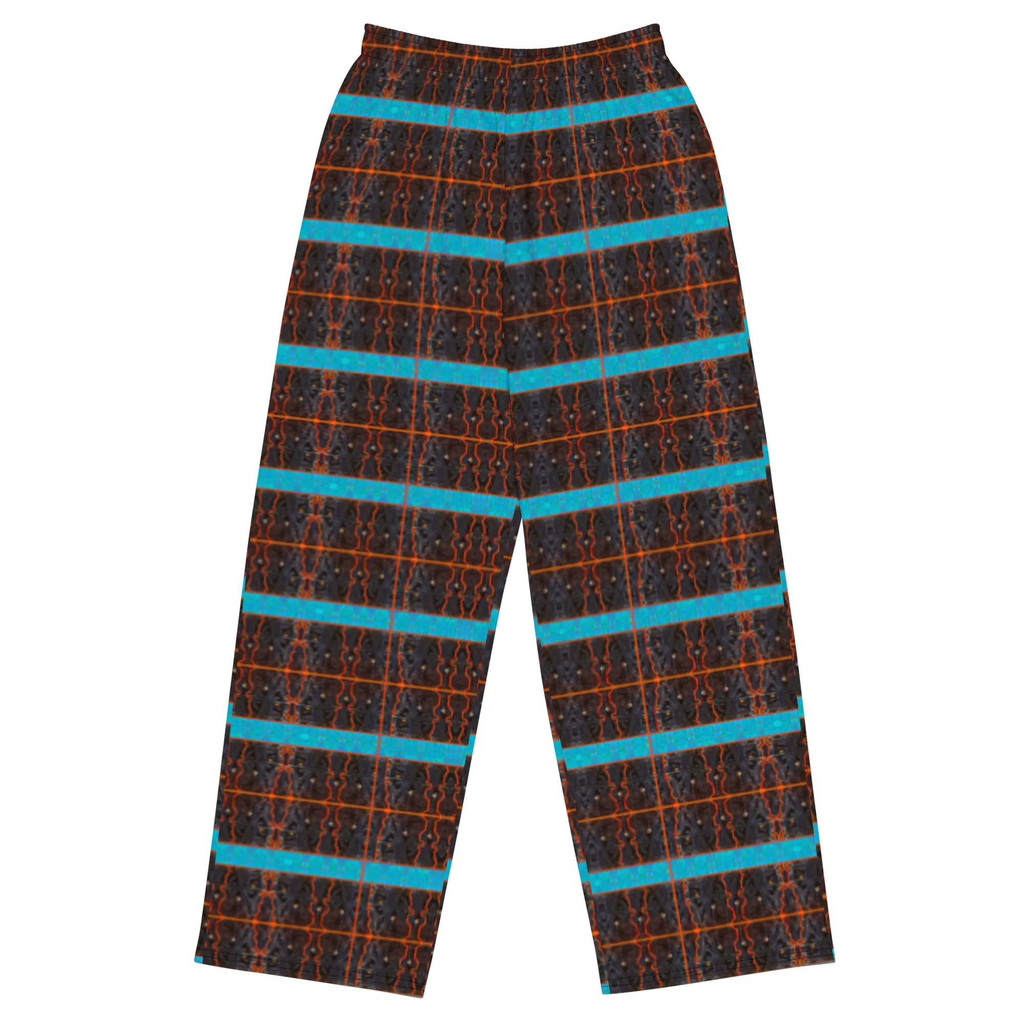 Wide-Leg Pants (Unisex)(Tree Link Stripe) RJSTH@Fabric#12 RJSTHS2022 RJS