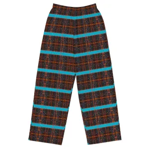 Wide-Leg Pants (Unisex)(Tree Link Stripe) RJSTH@Fabric#12 RJSTHS2022 RJS