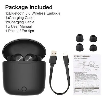Wireless Bluetooth 5.0 Earphone Earbuds Sports Headsets In-Ear Stereo Headphones