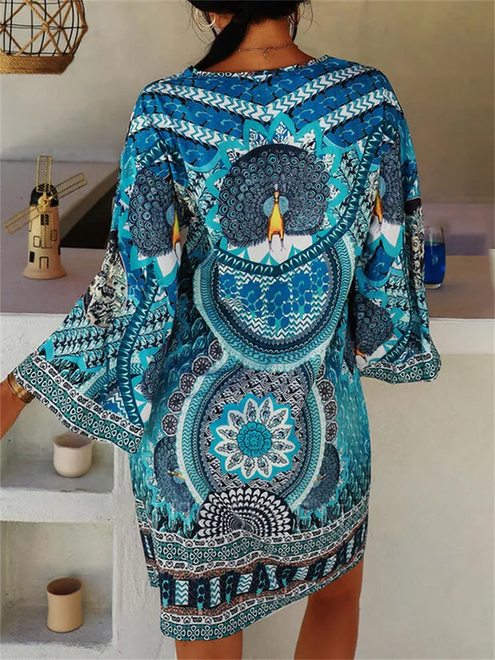 Women's Beautiful Ethnic Style Printed Casual Dress