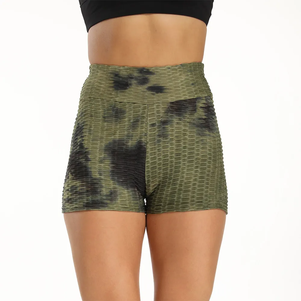 Women's Fashion Jacquard Tie-dye High-waisted Sports Yoga Pants