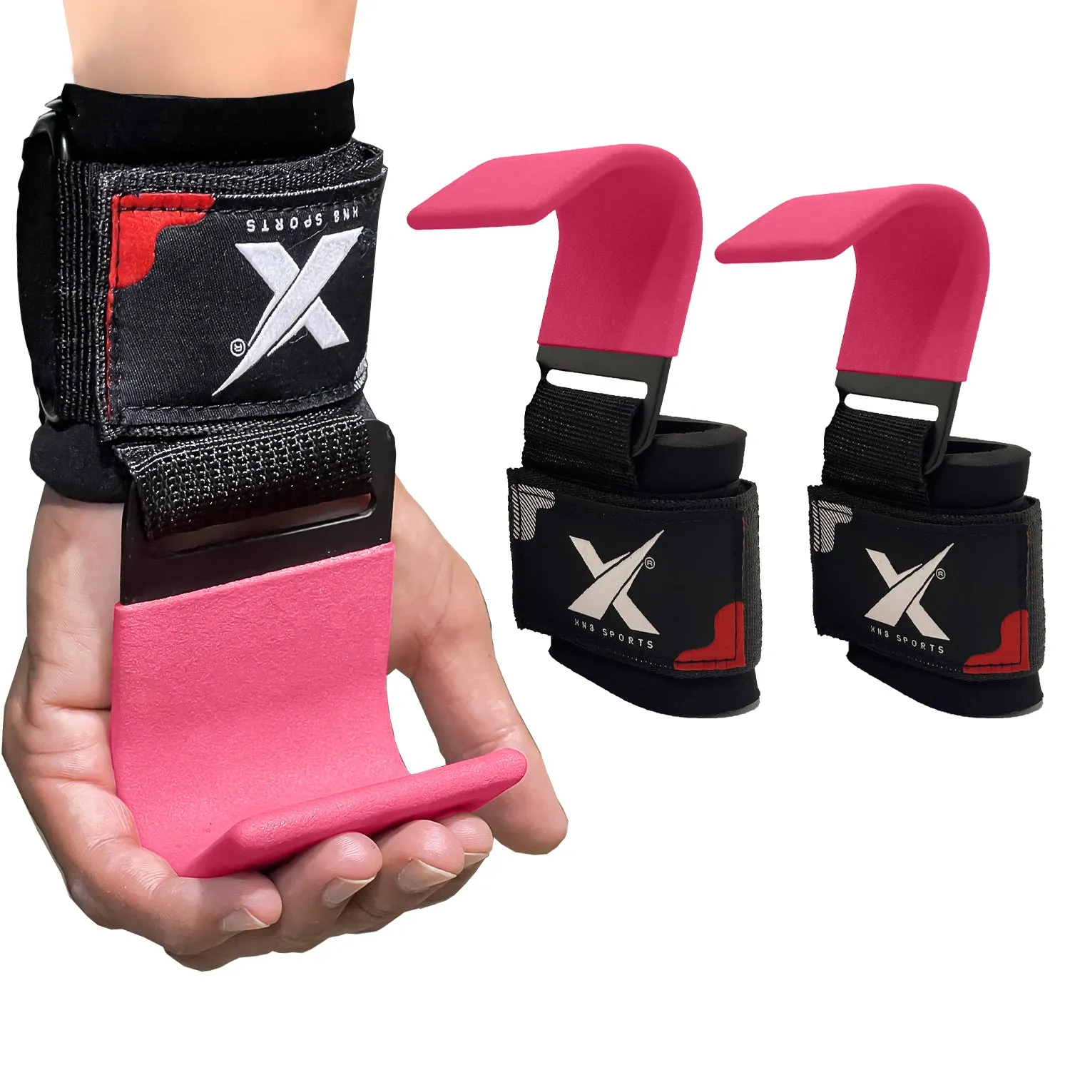 XN8 Weight Lifting Hooks Straps