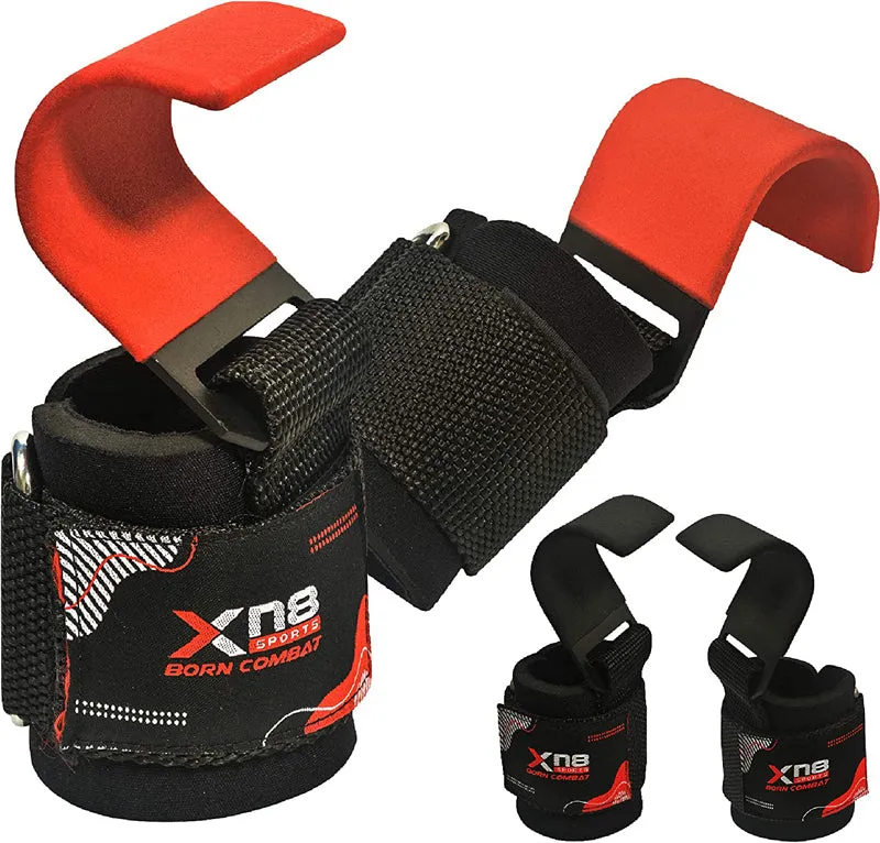 XN8 Weight Lifting Hooks Straps