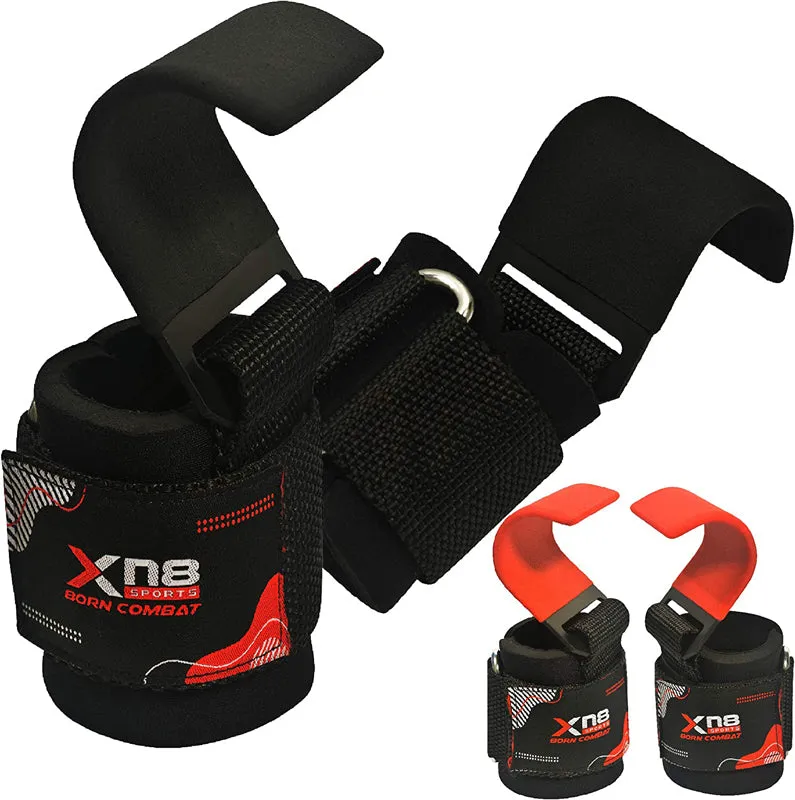 XN8 Weight Lifting Hooks Straps