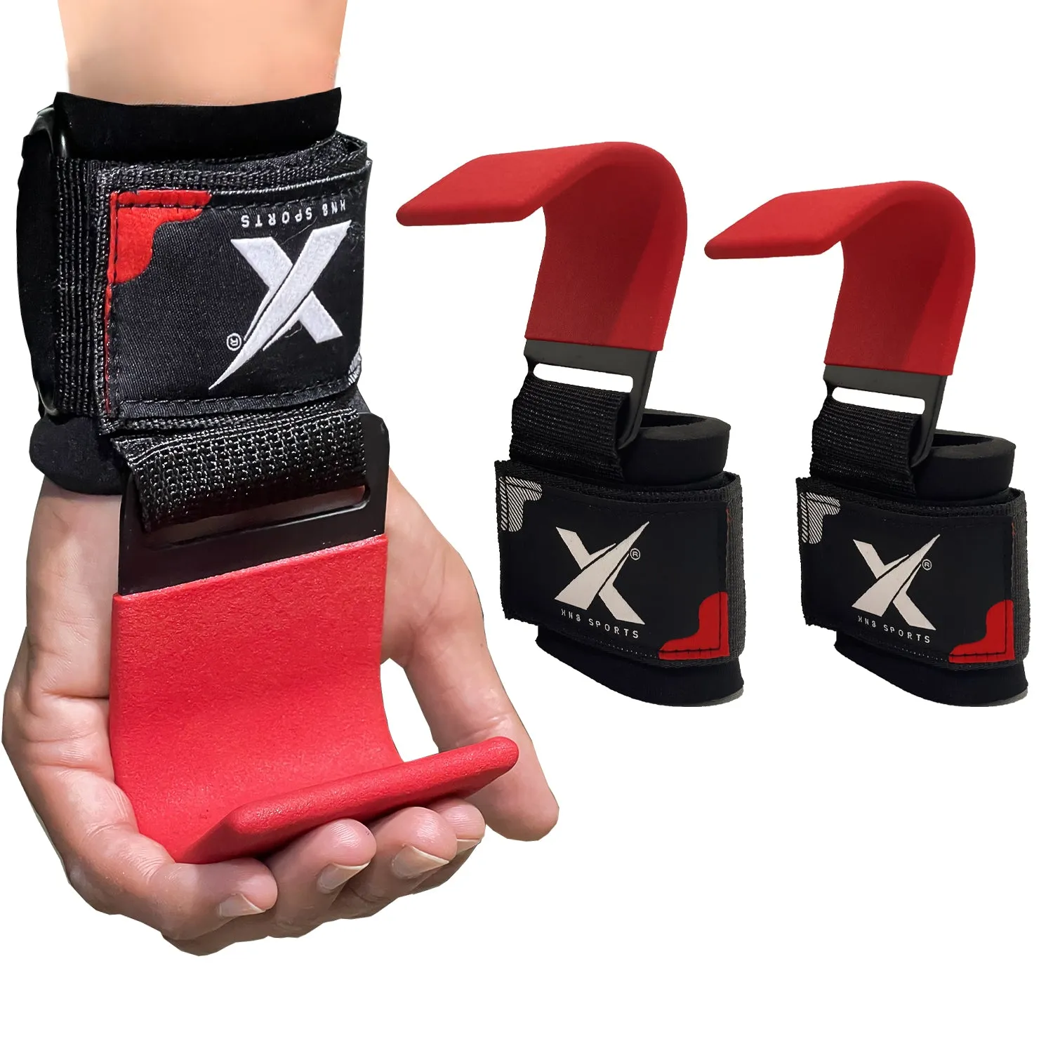 XN8 Weight Lifting Hooks Straps