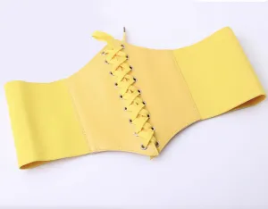 Yellow Corset Belt