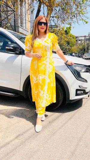 Yellow Summer Suit